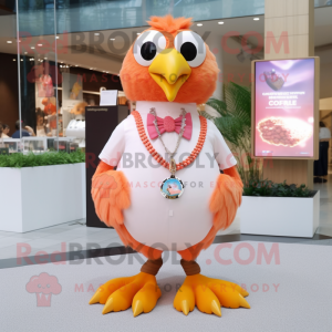 Peach Hawk maskot kostume...