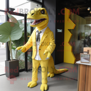 Citrongul T Rex maskot...