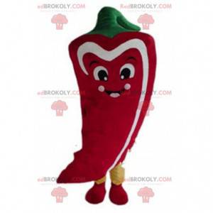 Mascot pimiento rojo, disfraz de pimiento, disfraz picante -