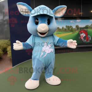 Cyan Kangaroo mascotte...