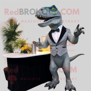 Postava maskota Grey T Rex...