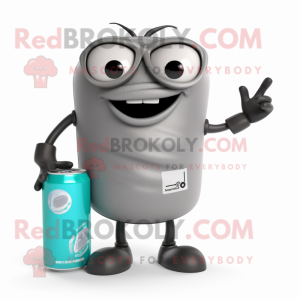 Gray Soda Can mascotte...