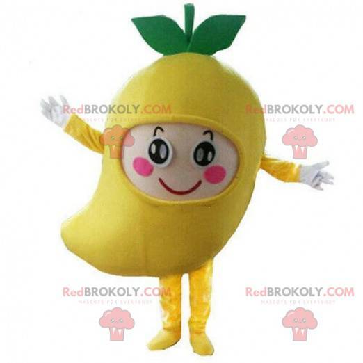Mascota de mango, disfraz de fruta, disfraz de fruta exótica -