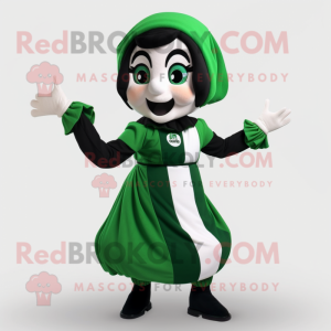 Forest Green Mime mascotte...