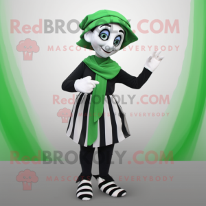 Forest Green Mime maskot...