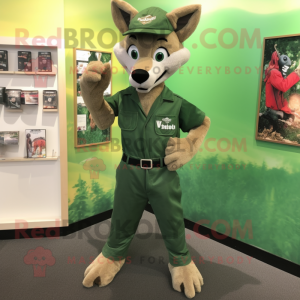 Forest Green Dingo mascotte...