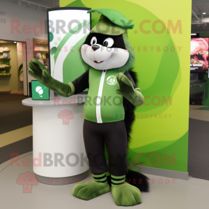 Green Skunk mascotte...