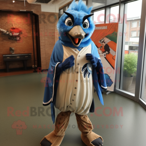 Rust Blue Jay maskot drakt...