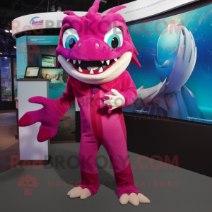 Magenta Barracuda mascotte...