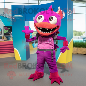 Magenta Barracuda mascotte...