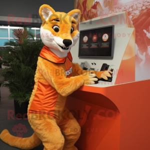 Orangefarbener...