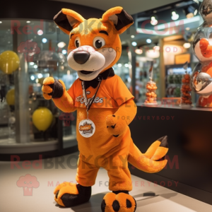 Orangefarbener...