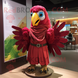 Maroon Macaw mascotte...