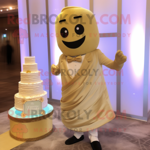 Goldene Hochzeitstorte als...