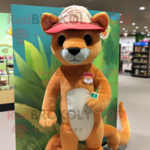 Perzik Jaguarundi mascotte...