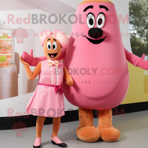 Pink Currywurst mascotte...