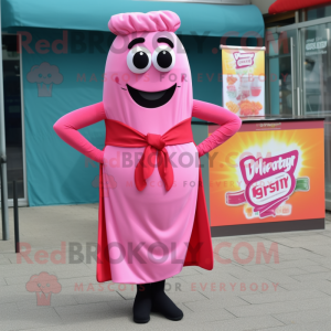Pink Currywurst mascotte...