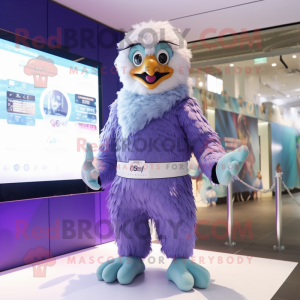 Lavendel Eagle maskot...