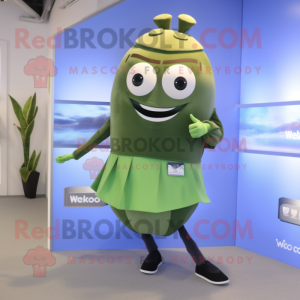 Olive Momentum maskot drakt...