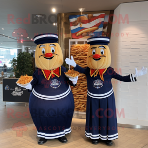 Navy French Fries maskot...