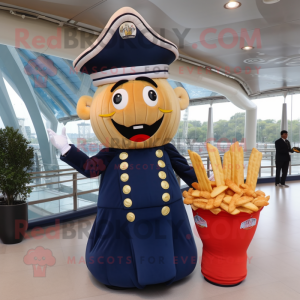 Navy French Fries maskot...
