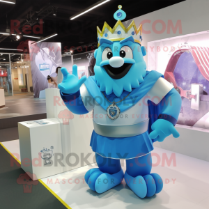 Sky Blue King mascotte...