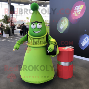 Lime Green Grenade mascotte...