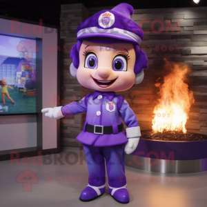 Lilla Fire Fighter maskot...