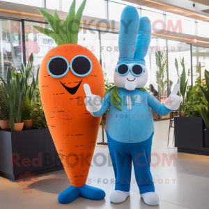 Turquoise Carrot mascotte...