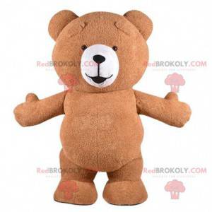 Big brown teddy mascot, brown bear costume - Redbrokoly.com