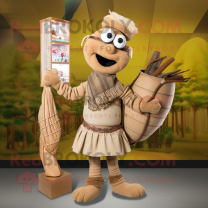 Tan sækkepibe maskot...