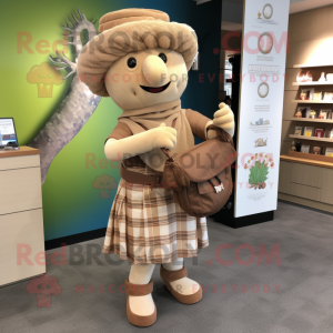 Tan doedelzak mascotte...