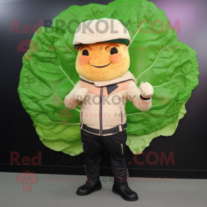 Peach Cabbage Leaf mascotte...