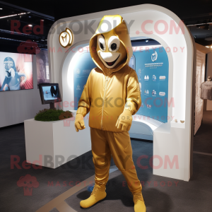 Guld hestesko maskot...