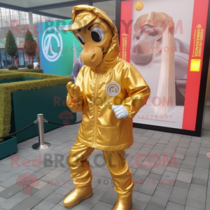 Guld hestesko maskot...