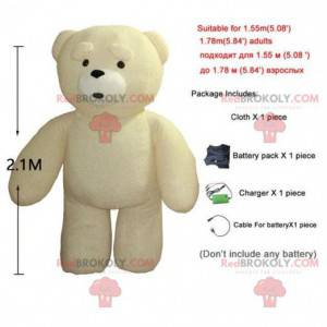 Mascotte de nounours gigantesque, costume gonflable -