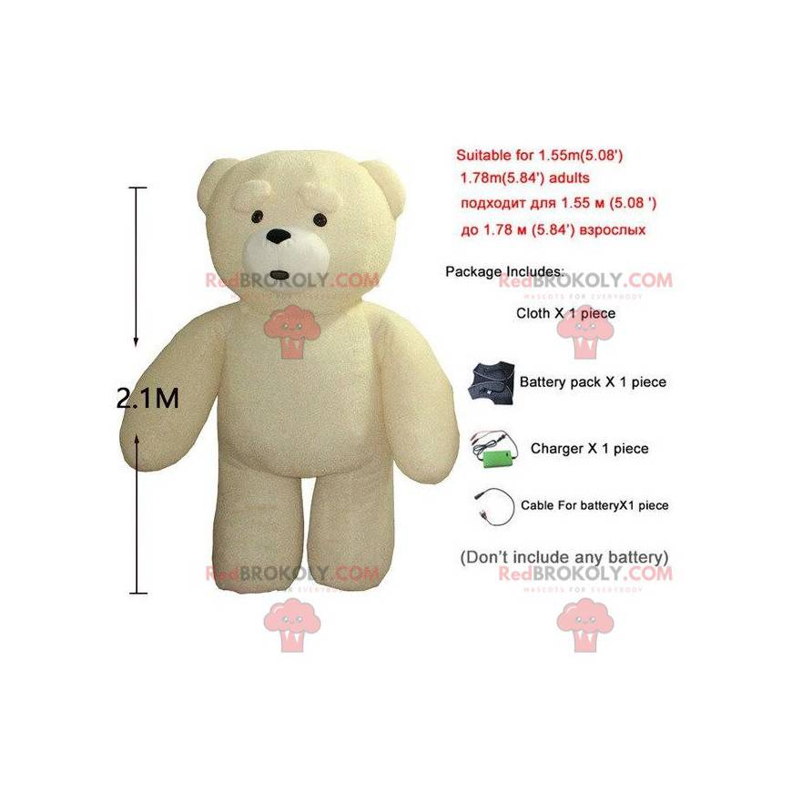 Gigantisk bamse maskot, oppustelig kostume - Redbrokoly.com Gigantisk bamse maskot, oppustelig kostume - Redbrokoly.com