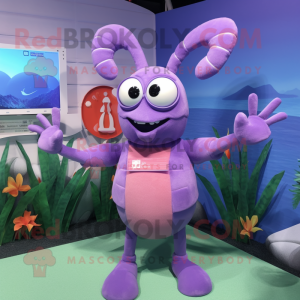 Lavender Lobster mascotte...