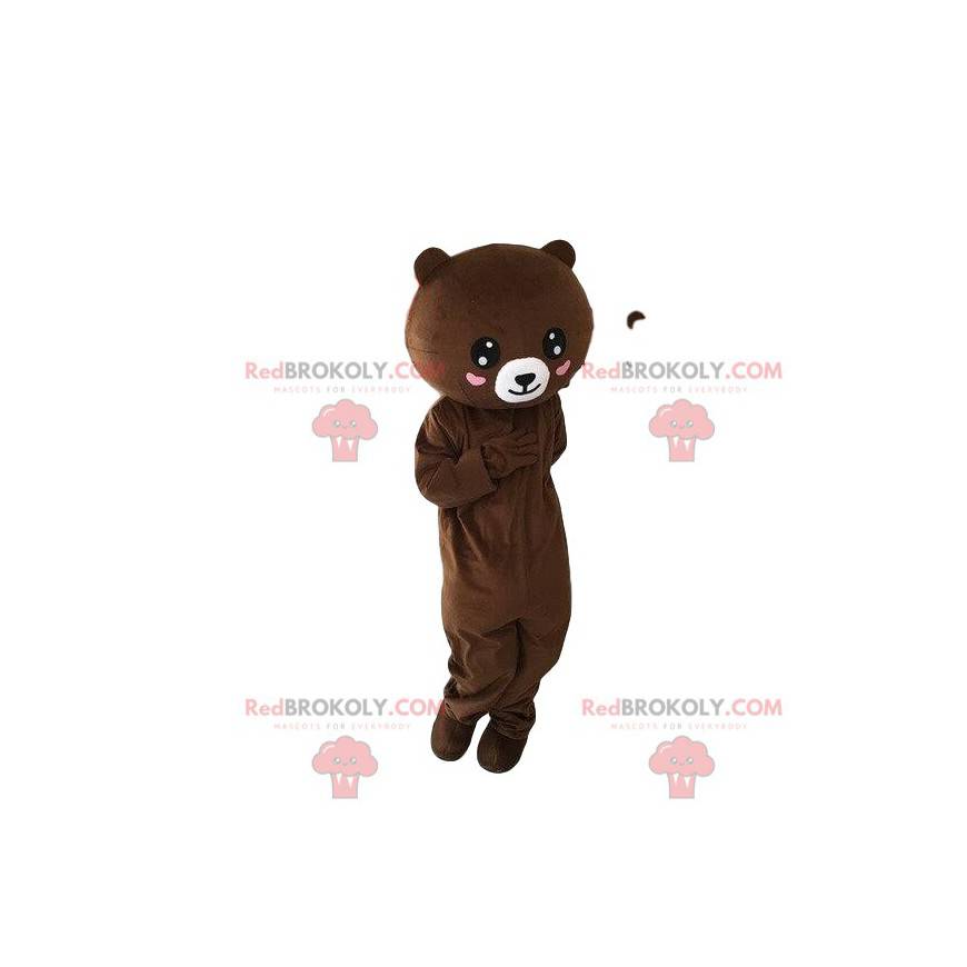 Bamse maskot med hjerter, bjørnedrakt - Redbrokoly.com Bamse maskot med hjerter, bjørnedrakt - Redbrokoly.com