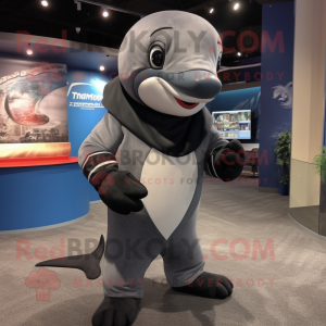 Gray Killer Whale mascotte...