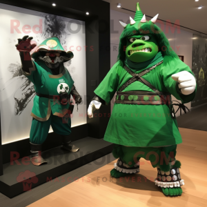 Green Samurai mascotte...