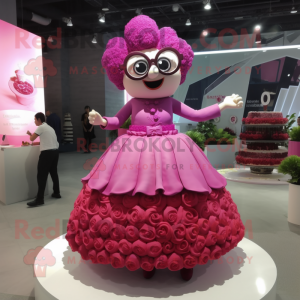 Magenta Bröllopstårta...
