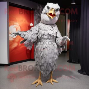 Silver Fried Chicken maskot...