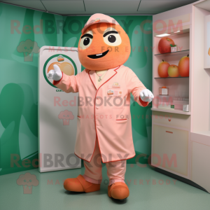 Peach Doctor maskot kostume...