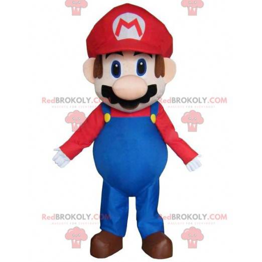 Mascot Mario, famous video game plumber, Mario costume -