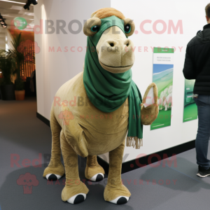 Green Camel mascotte...