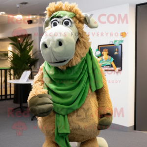 Green Camel mascotte...