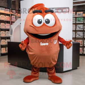 Rust Lasagne maskot kostyme...