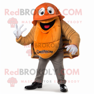 Orange trilobite maskot...