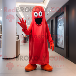 Red Ghost mascotte kostuum...